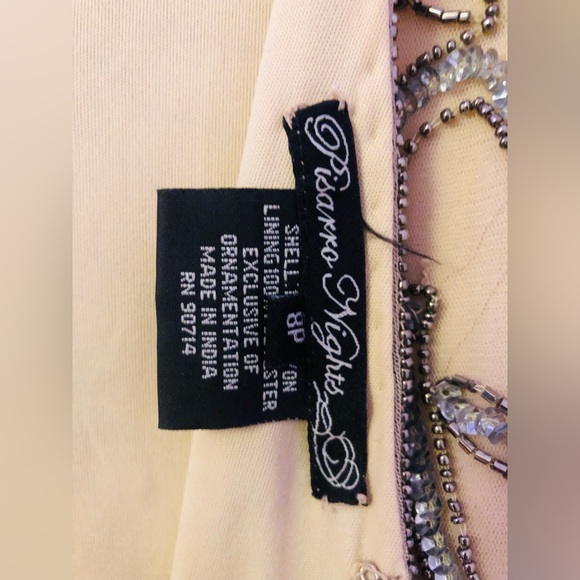 Pissarro might beaded sleeveless dress size 8P - Picture 5 of 5